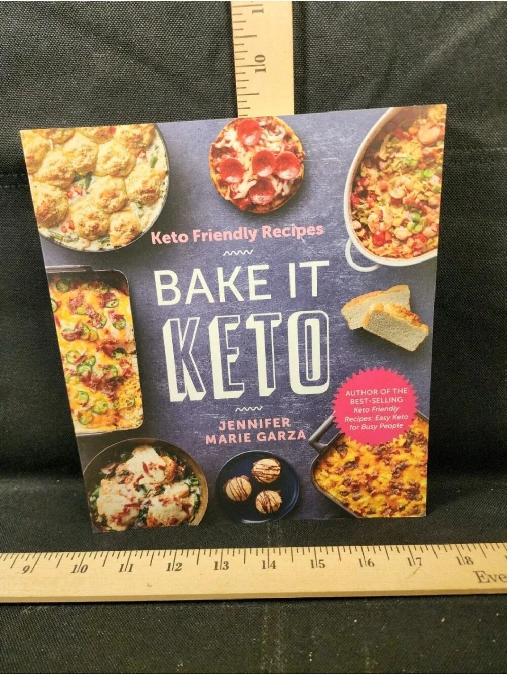 Bake It Keto Low Carb Recipes Cookbook Complete Used